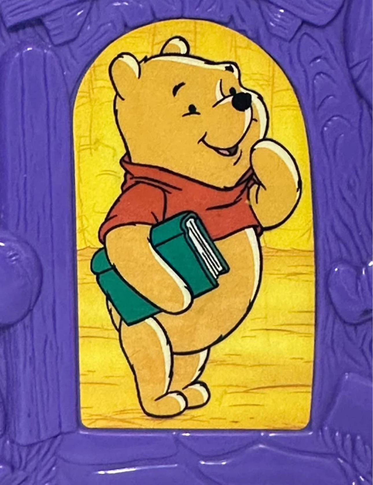 Winnie Pooh Case Shape Blocks Number Puzzle Vintage Treehouse