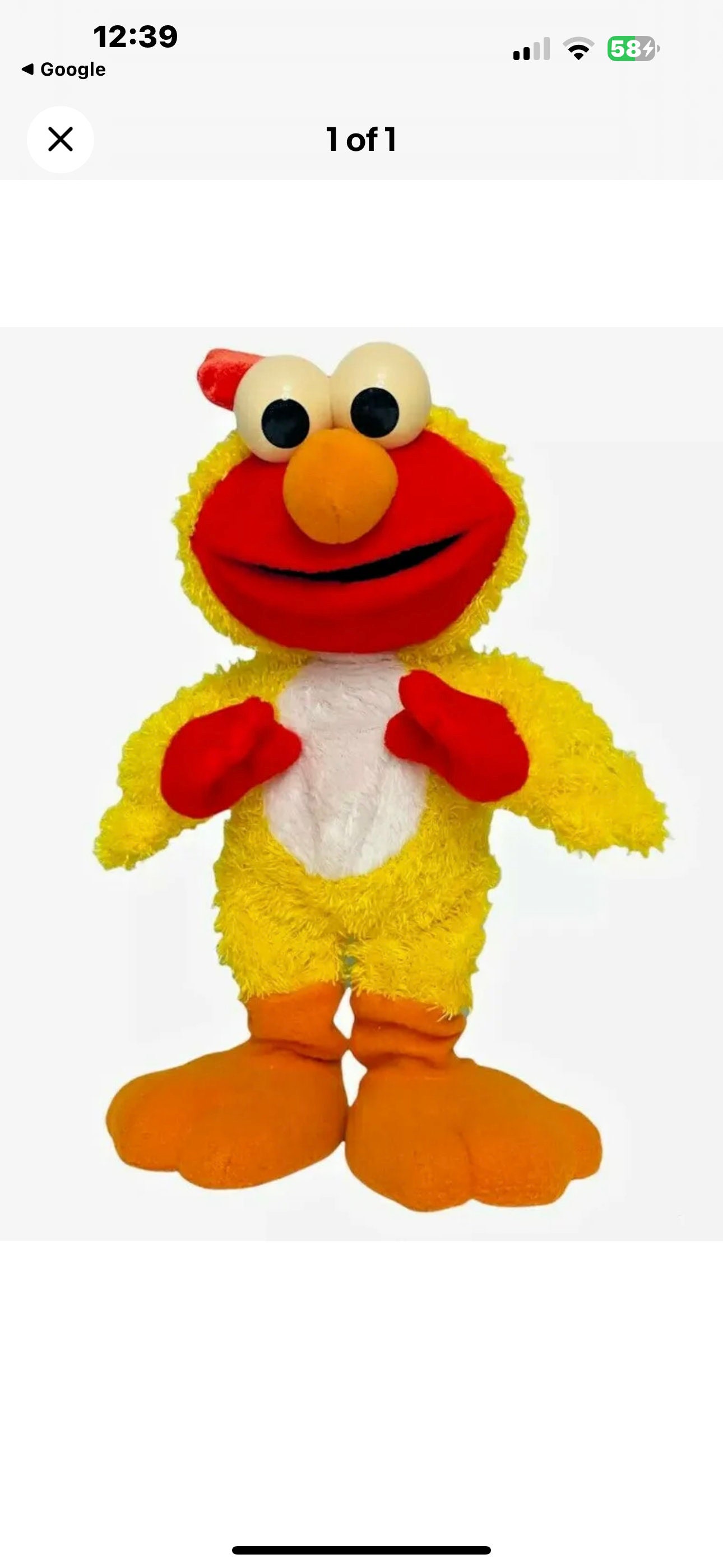 Vintage Sesame Street Chicken Dance Elmo Fisher Price 2001 Sings