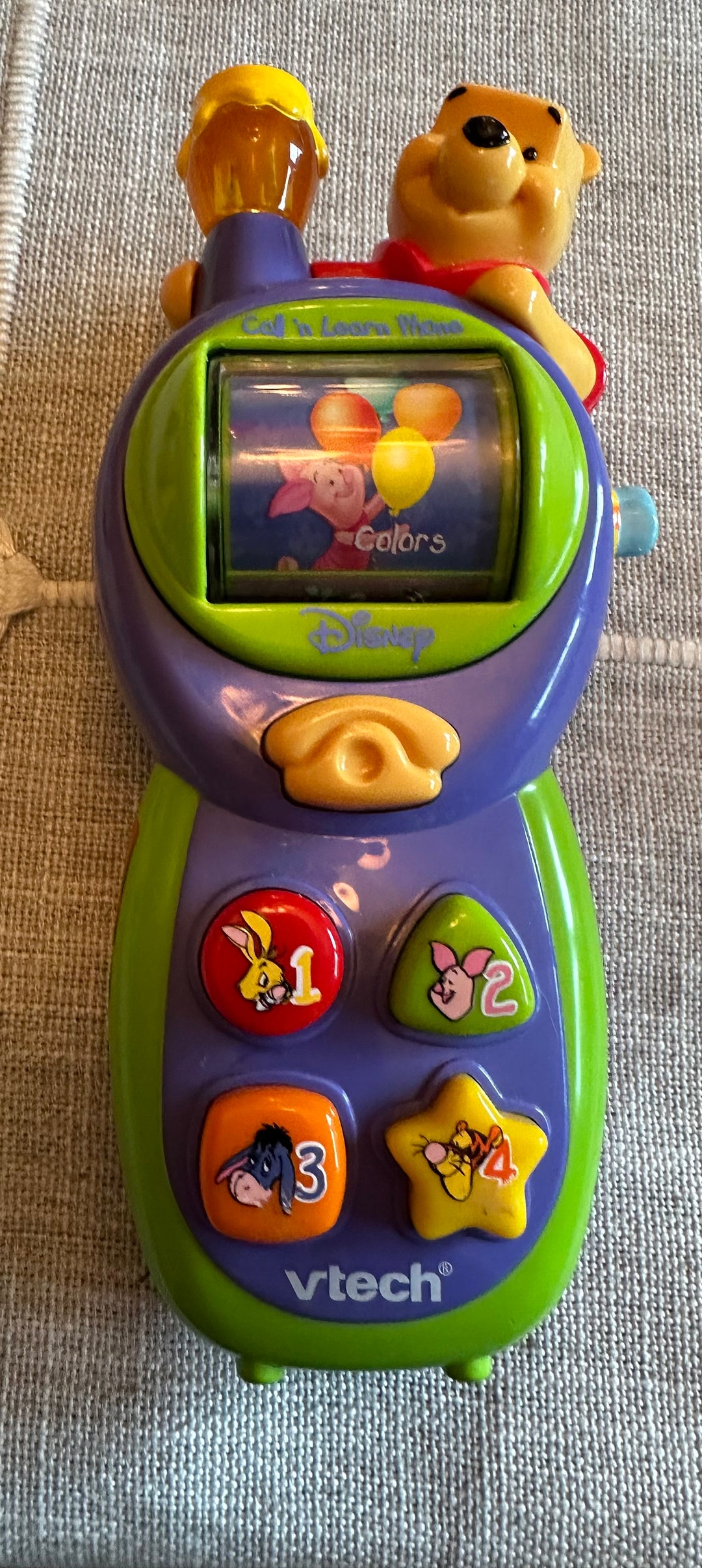 ぬいぐるみ WINNIE POOH ANIMATED TALKING TELEPHONE Vintage Disney Winnie the Pooh Piglet Animated Talking