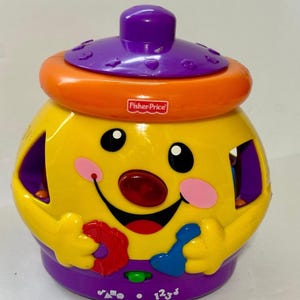 Fisher Price Musical Laugh Learn Vintage Talking Cookie Jar