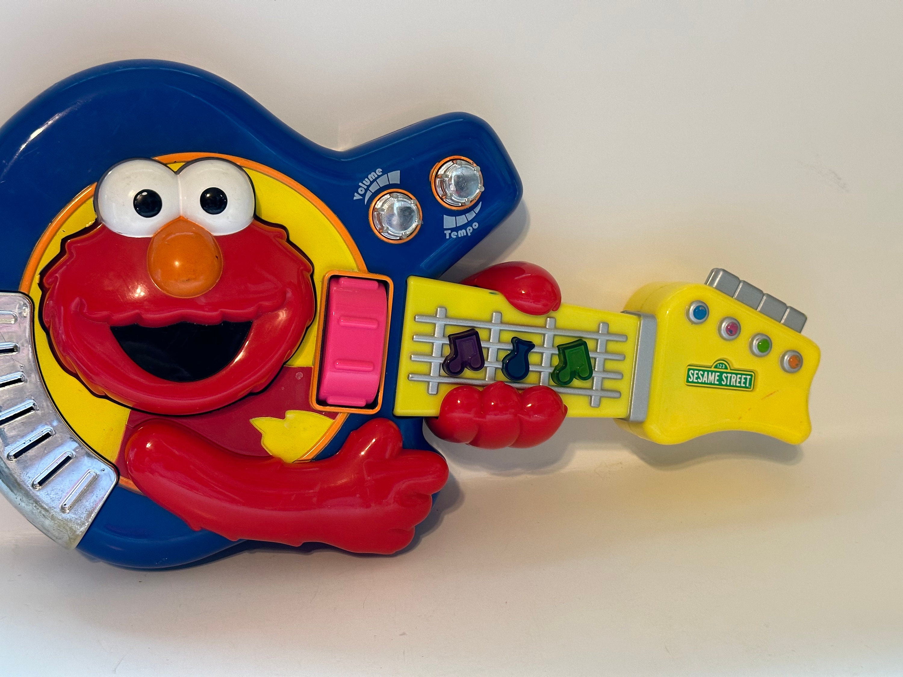 2002 Sesame Street Jam With Elmo Guitar Fisher Price Lights Etsy