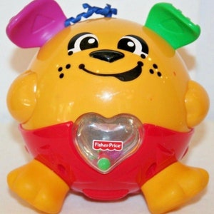 Fisher Price 2002 Bounce and Giggle Kitty Cat Bumble Ball Baby Toy 5 Etsy