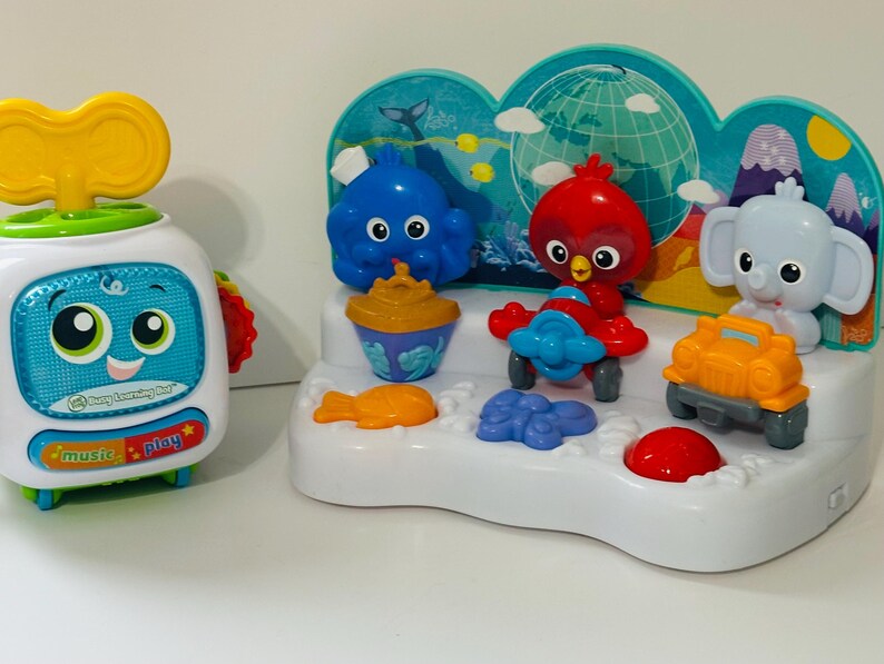Leap Frog Busy Learning Bot and Baby Einstein Move & Discover Pals image 5