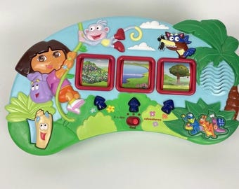 Dora the Explorer Electronic Learning Toy English & Spanish Very rare 2002