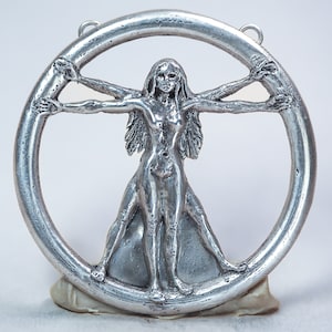 Vitruvian Woman Medallion