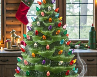 Noël XXL Nowell 342 Ceramic Christmas Tree - Etsy