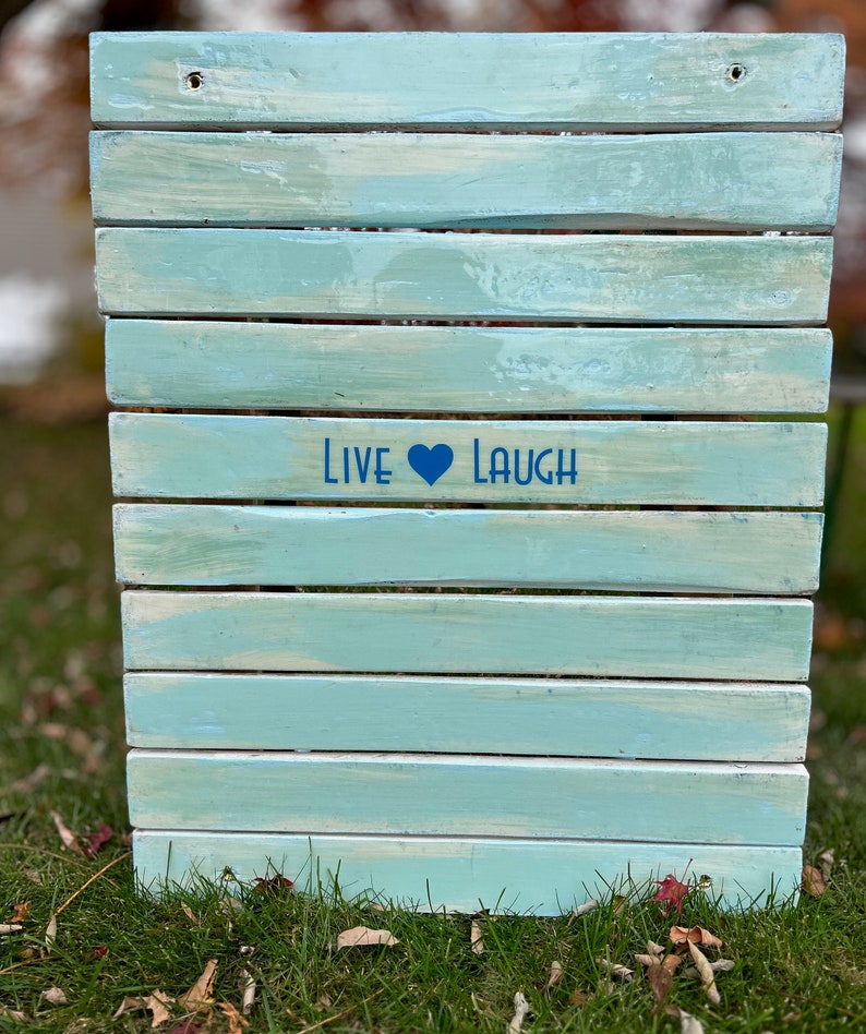 Foldable Reclaimed Wood Roll up Table in a Bag/for the Beachlive Love