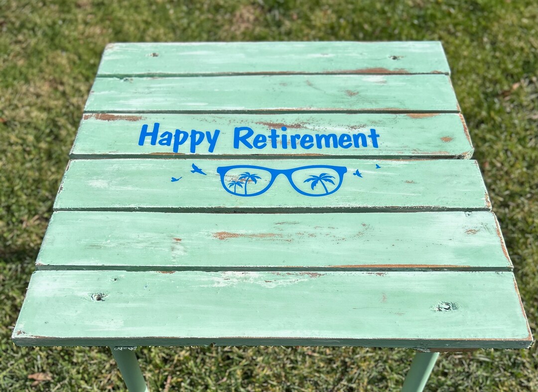 Retirement Gift/beach Table Gift/table in a Bag/portable Light Etsy