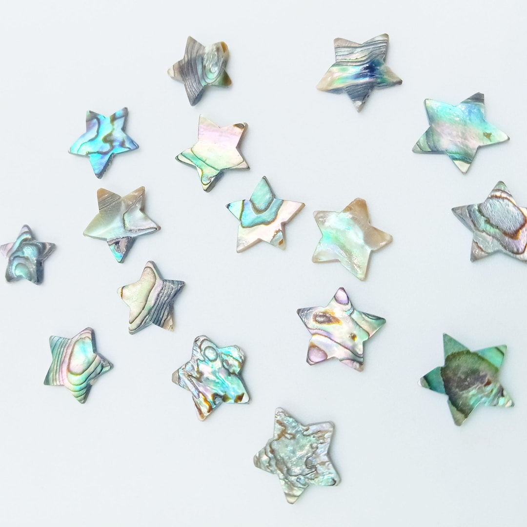 AAA Abalone Shell Plain Star Shape Briolettes, Abalone Shell Plain ...