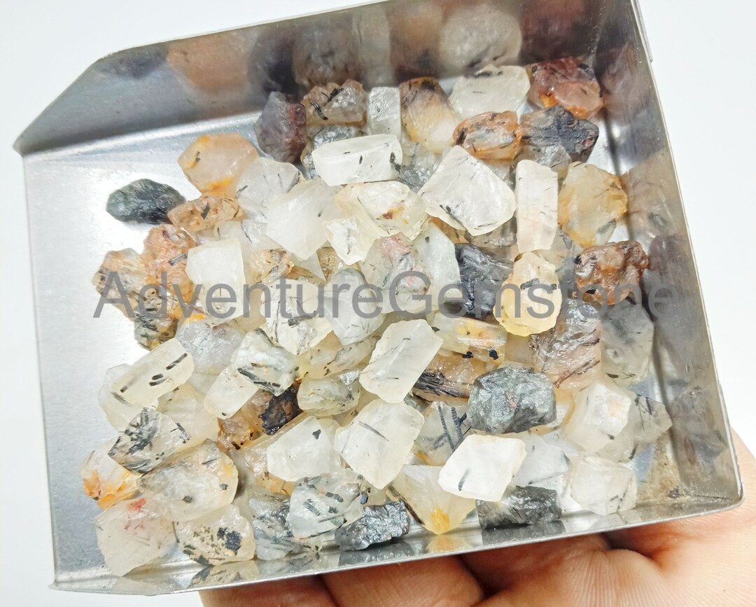 20 Black Rutile Gemstone Roughs: 3-5mm Raw Untreated Crystals - Etsy
