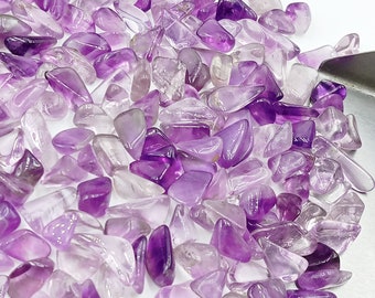 50 Tiny Raw Amethyst Gemstones: February Birthstone, Jewelry Making (2-4 MM)