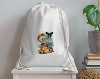 Drawstring bag (natural world theme)