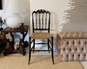 sedia italiana in stile Chiavari chair design made in italy handmade vintage in legno di faggio