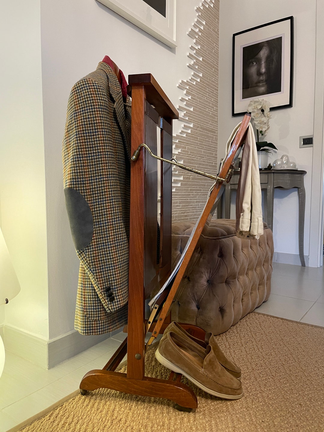 Reguitti Valet Stand Clothes Valet Stand Vintage Design Etsy Singapore