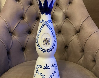 Clase Azul Reposado Tequila Tavalera Pottery Ceramic Bottle Decanter Rare Luxury 0.7 Liter 700ml (Empty Bottles)