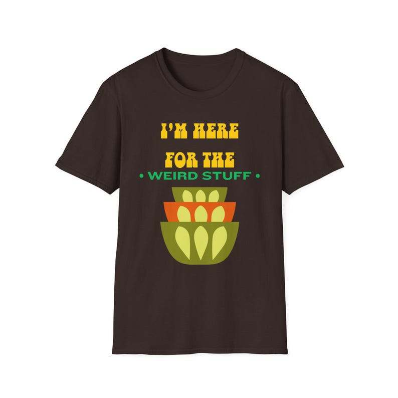 Im Here for the Weird Stuff T-shirt | Retro Style Graphic Tee - Etsy