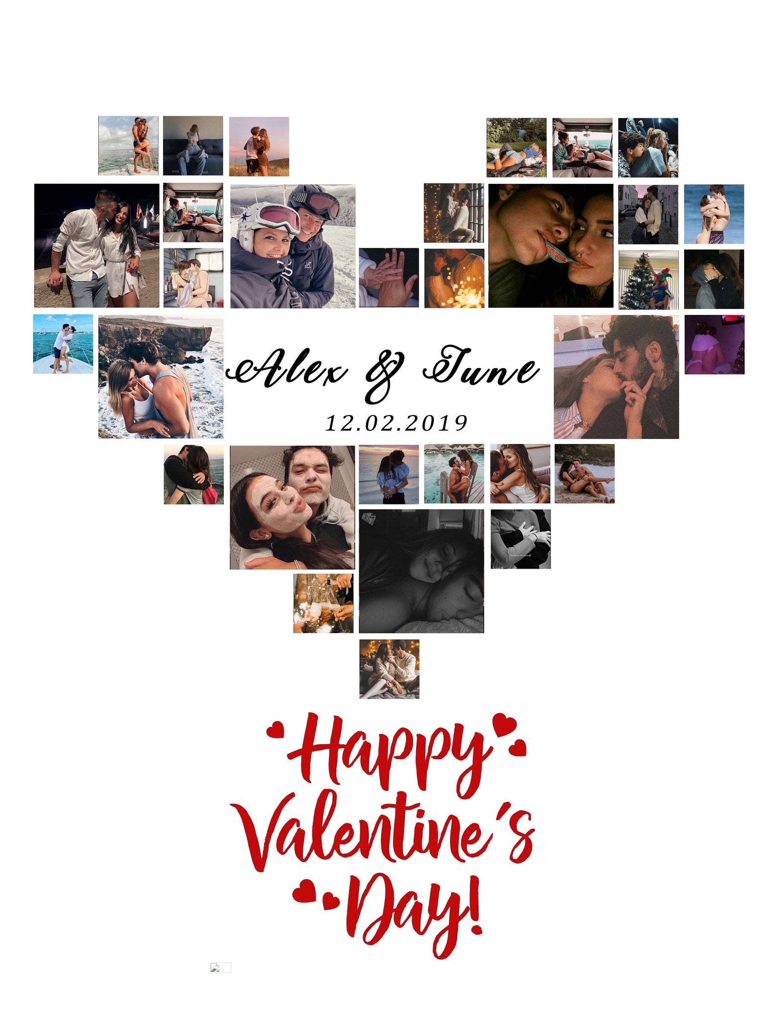 Best Friend Photo Frame Multiple Photos Custom Collage Frame Etsy