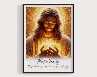 Sacred Heart of Jesus Poster – Catholic Wall Art for Prayer Room, Religious Gift, Christian Home Decor, Printable Jesus Portrait