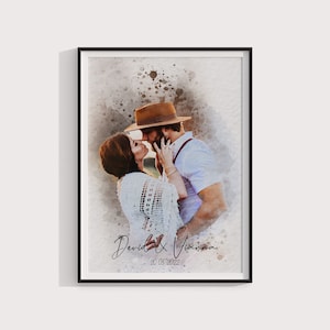 Watercolor painting from photo, watercolor painting custom, painting from photo, watercolor painting, watercolor prints, canvas wall art