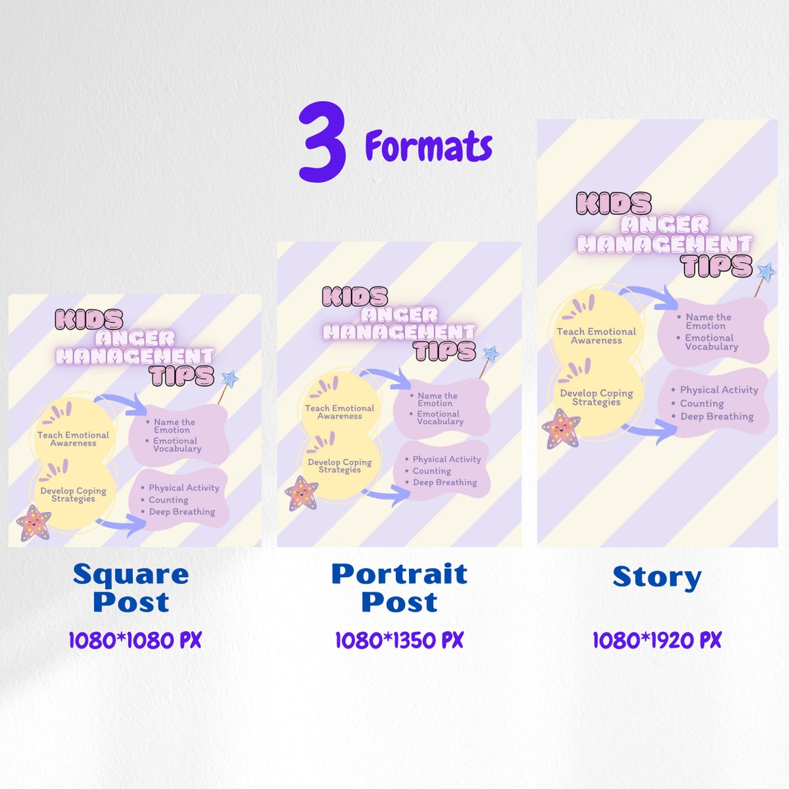 Early Education Instagram Templates: Mental Health, Autism (canva, 75 ...