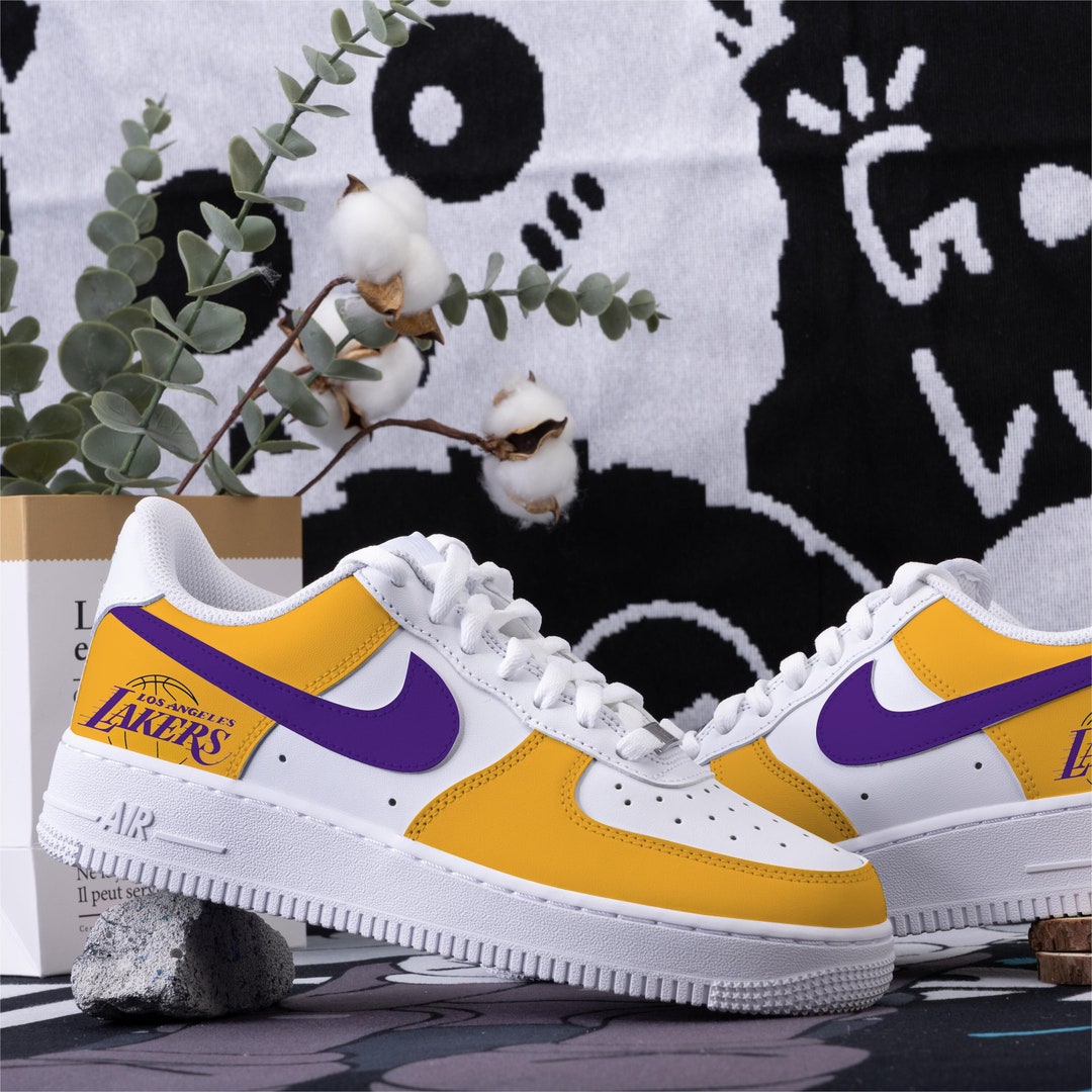 Sneakers  Womens Custom LA Lakers Nike Shoes