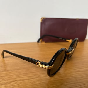 Black vintage Cartier sunglasses