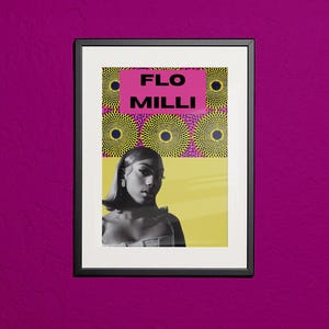 Flo Milli Afro Art Print: Ankara, African Wall Decor