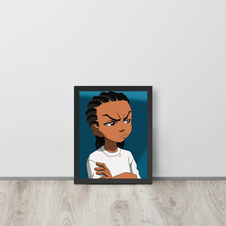 Custom Boondocks Framed Poster Hip-hop Art Print Urban - Etsy