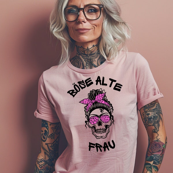 Damen Tank Top 'Böse Alte Frau' - Lustiges Spruch Shirt Für Frauen