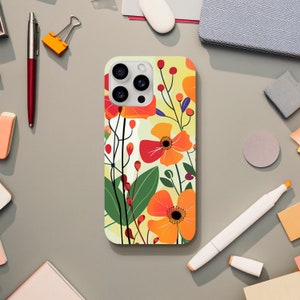 Wildflowers iPhone or Galaxy Phone Case, Flowers, Flower, Customize iPhone Case for iPhone14 13 12 11 Pro XR XS X