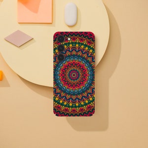 Mandala iPhone or Galaxy phone case, Abstract, Oldschool, Customize iPhone Case for iPhone14 13 12 11 Pro XR XS X