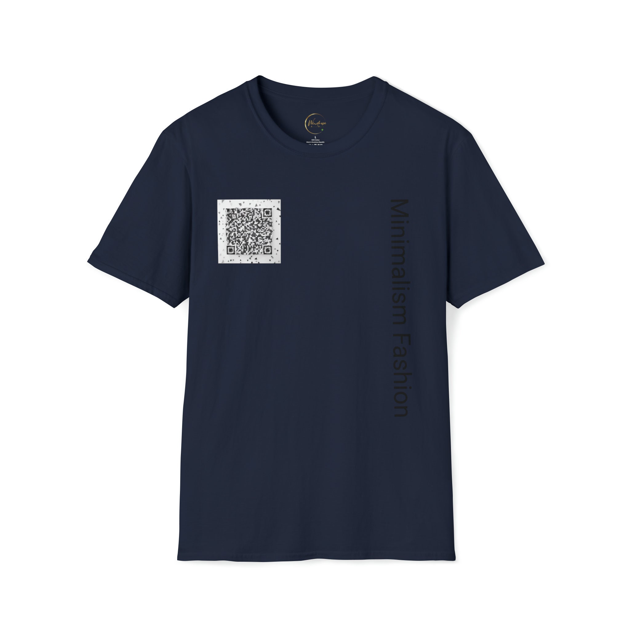 Code Style Collection QR Fashion Minimalism Etsy Cotton Tee - 01