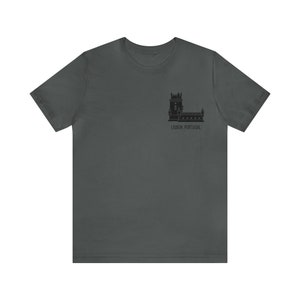 Lisbon Portugal T - Shirt, Belém Tower, Women&#39;s Lisbon Portugal Shirt, Men&#39;s Lisbon Portugal Shirt