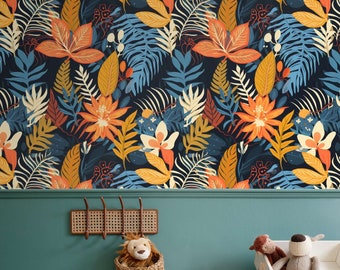 Tropix Wallpaper, umweltfreundliche Premium Tapete zum Abziehen und Aufkleben, Wandbild