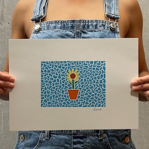 Bellas artes, impresión, flor, cielo, contemporáneo, pop, digital, pared, póster, salón, pasillo, dormitorio, edición limitada, amante del arte, imágenes, kunstdruck