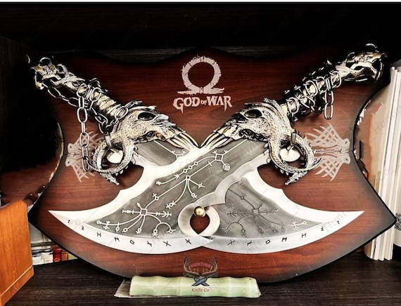 God of War Blades of Chaos: Stainless Steel Kratos Swords - Handmade Luxury Gift