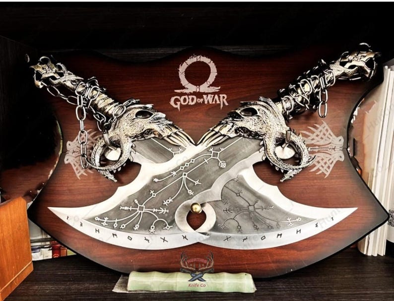 God of war blades of chaos new year gifts, gift for him, gift for her, wedding gifts, gift for boy friend