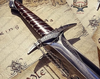 Short Steel Sword with Scabbard Viking Sword Battle Ready Sting Sword Fantasy Costume Steel Sword Renaissance Costume Armor Gift for him