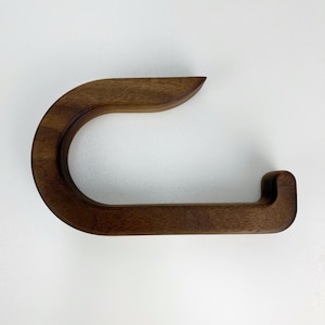 Minimalist american walnut wooden toilet paper holder, toilet interior, aesthetic toilet wall rack, Elegant Wall-Mounted Toilet Paper Rack