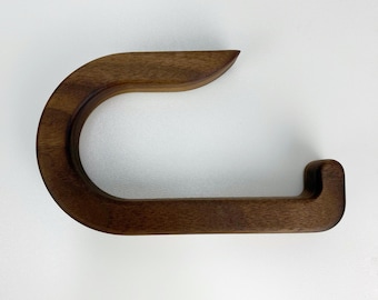 Portarrollos de papel higiénico de nogal americano: Decoración minimalista para el baño