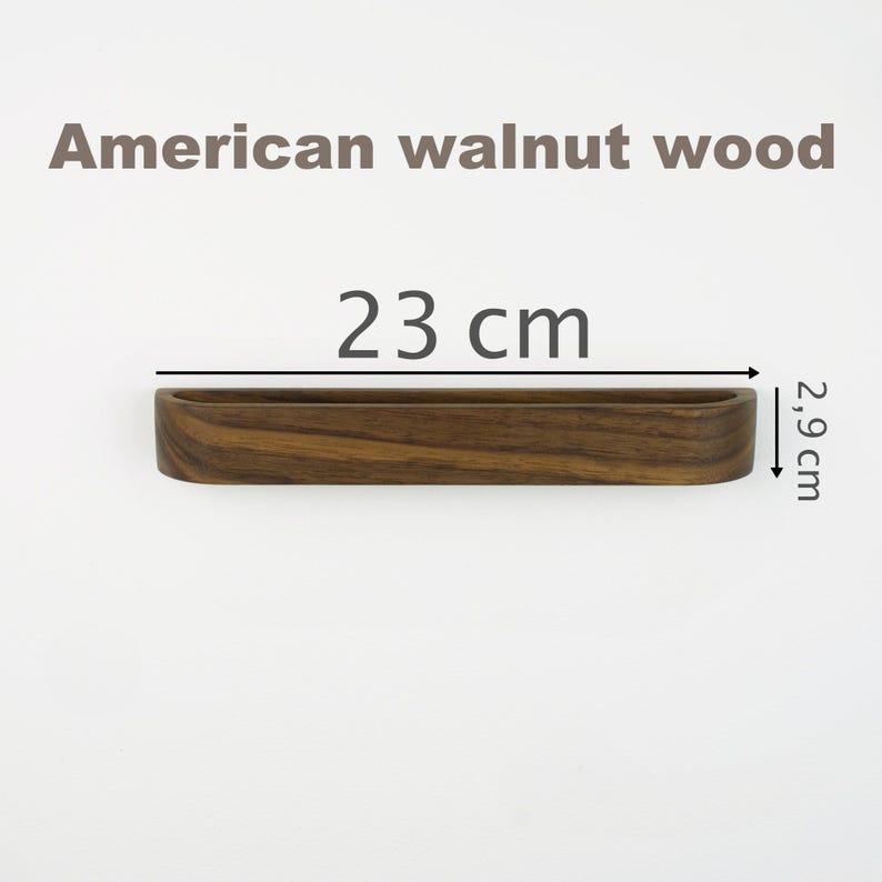Modern wooden glasses hanger made from natural oak, no drill self adhesive mount, minimalist eyewear holder for bathroom, entryway or workspace, clean Nordic style design