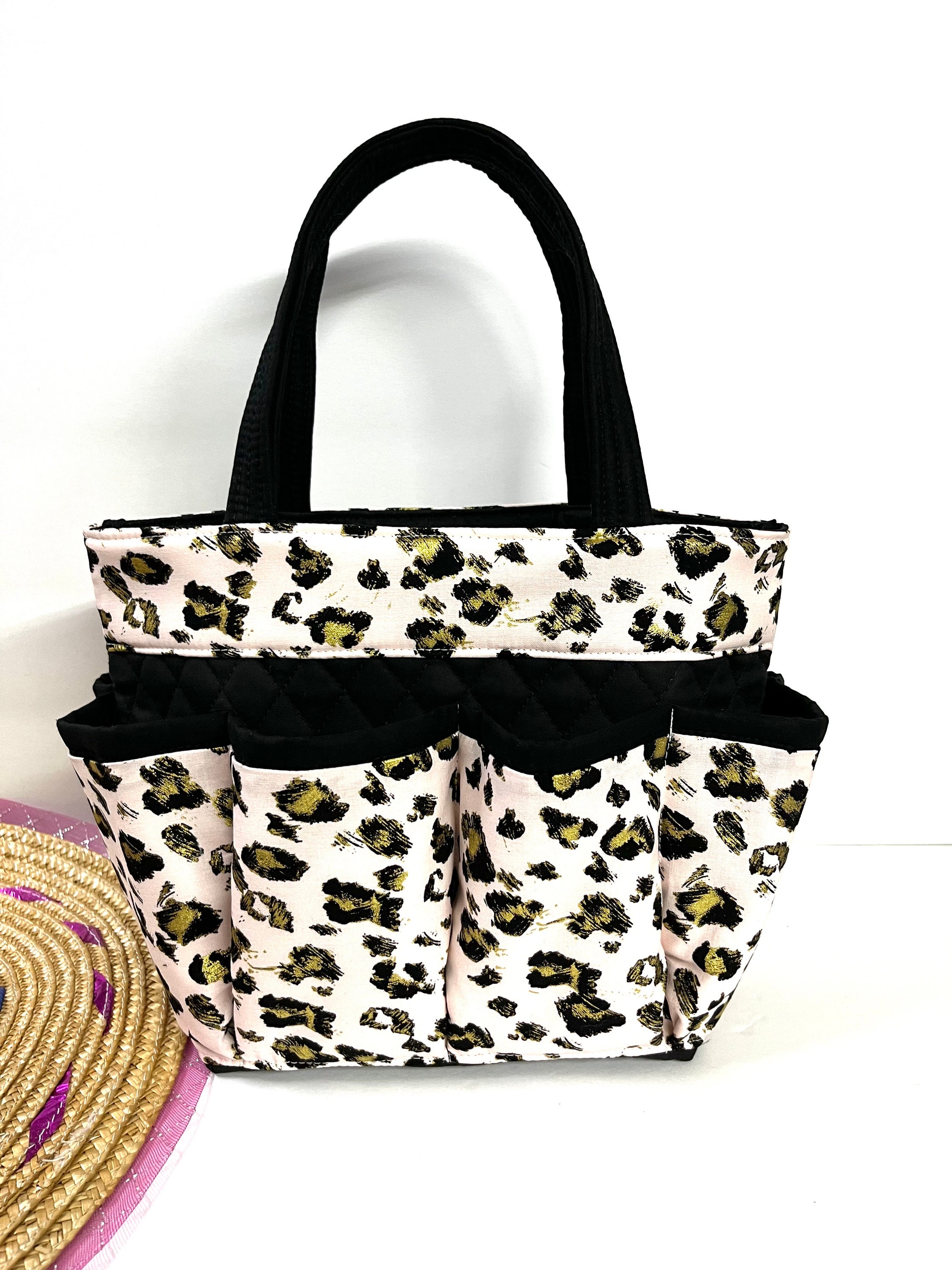 cheetah-print-bingo-bag-with-free-coin-bag-nurse-bag-makeup-bag