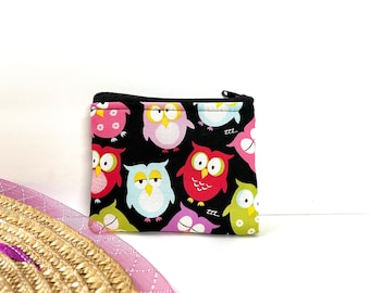 Owls print // Coin bag //