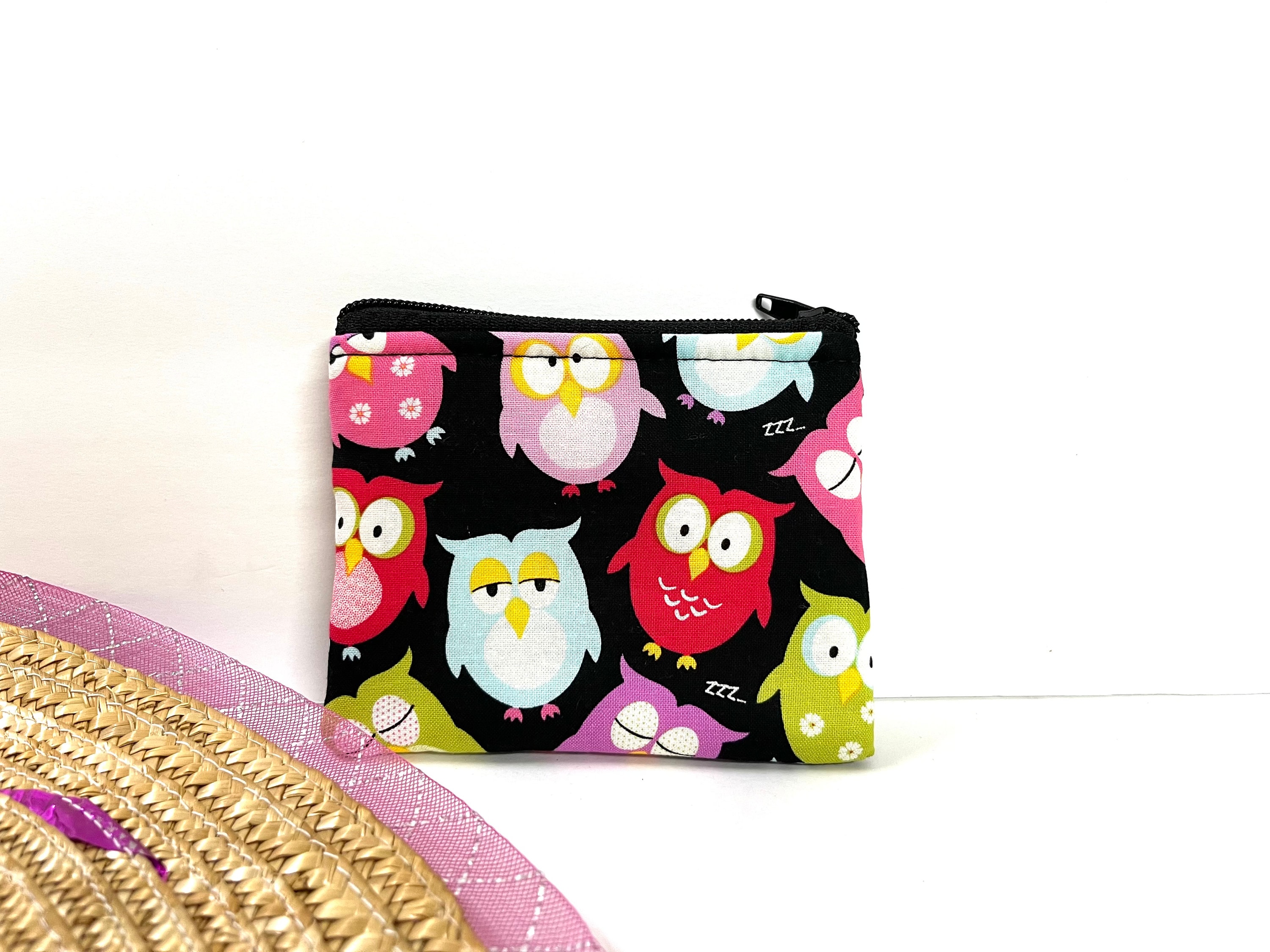 Owls print // Coin bag //