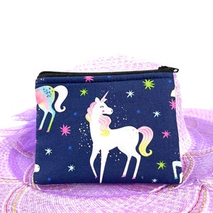 Einhorn print // Münztasche // Kartenhalter // Gastgeschenke //