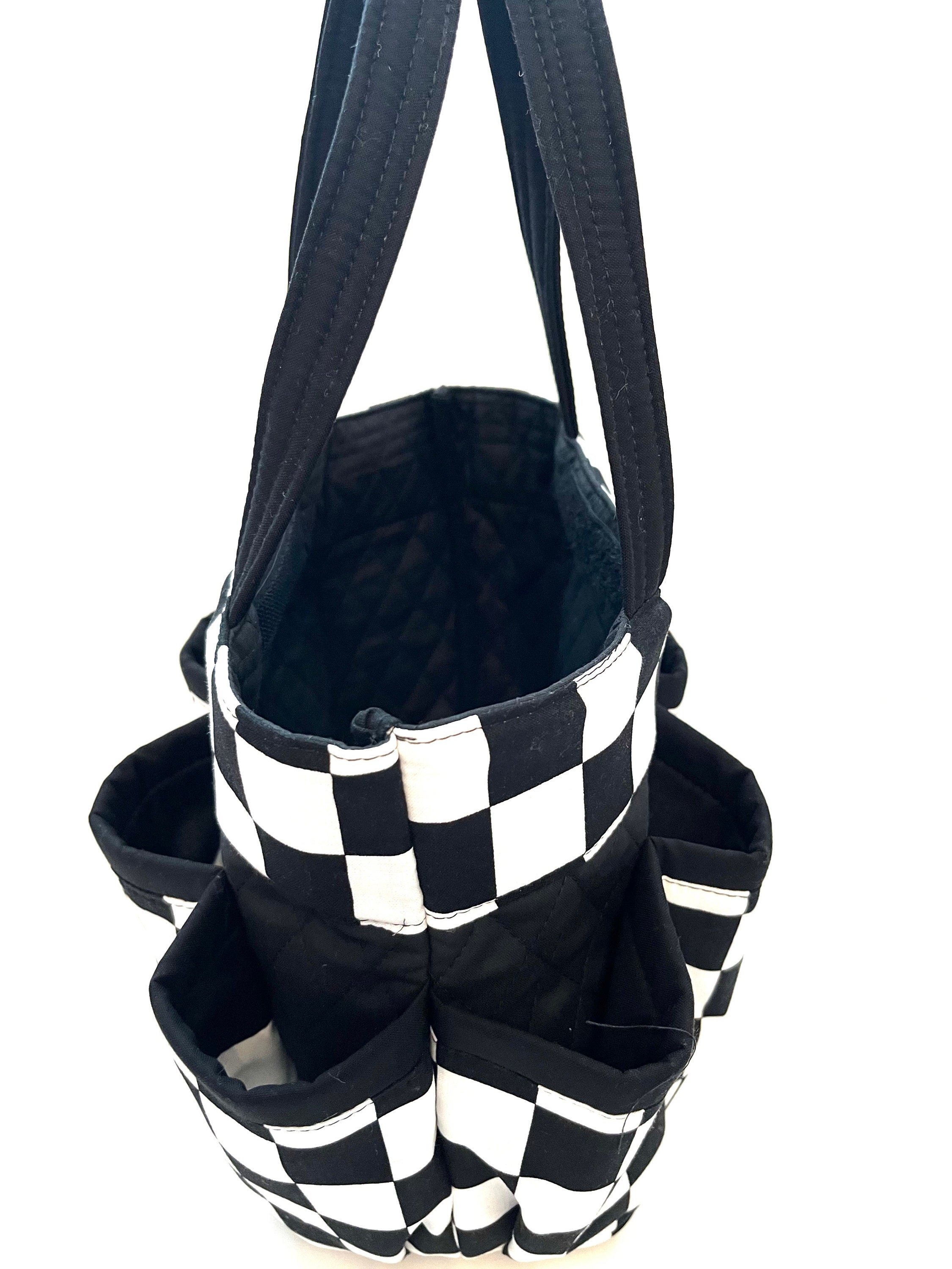 Black And White Checkered Print Bingo Bag With FREE COIN Bag Etsy black-and-white-checkered-print-bingo-bag-with-free-coin-bag-etsy