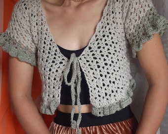 Crochet "Lily Cardigan Tops by Amblings Pattern (Digital Download)