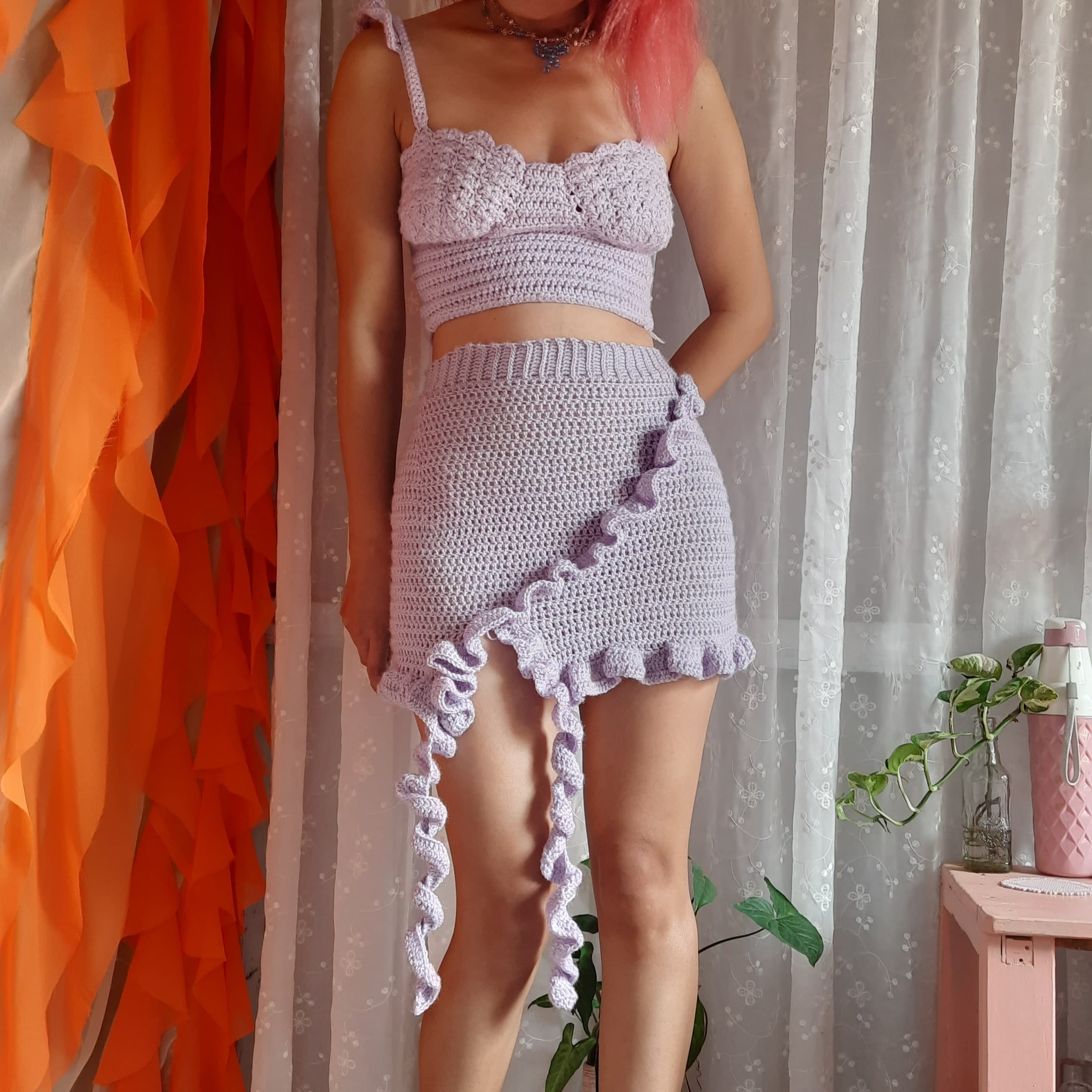 Crochet Pattern for lila's Ruffle Skirt by Amblings Digital File. - Etsy