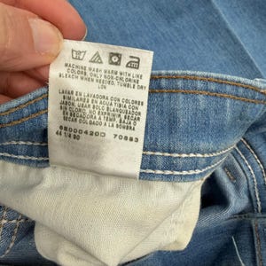 Vintage Wrangler Riata Mens Light Wash Straight Leg Western Denim Jeans 44x30 image 5