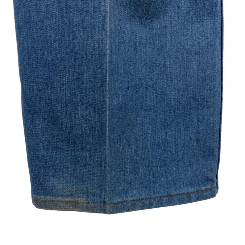 Vintage Wrangler Riata Mens Light Wash Straight Leg Western Denim Jeans 44x30 image 10